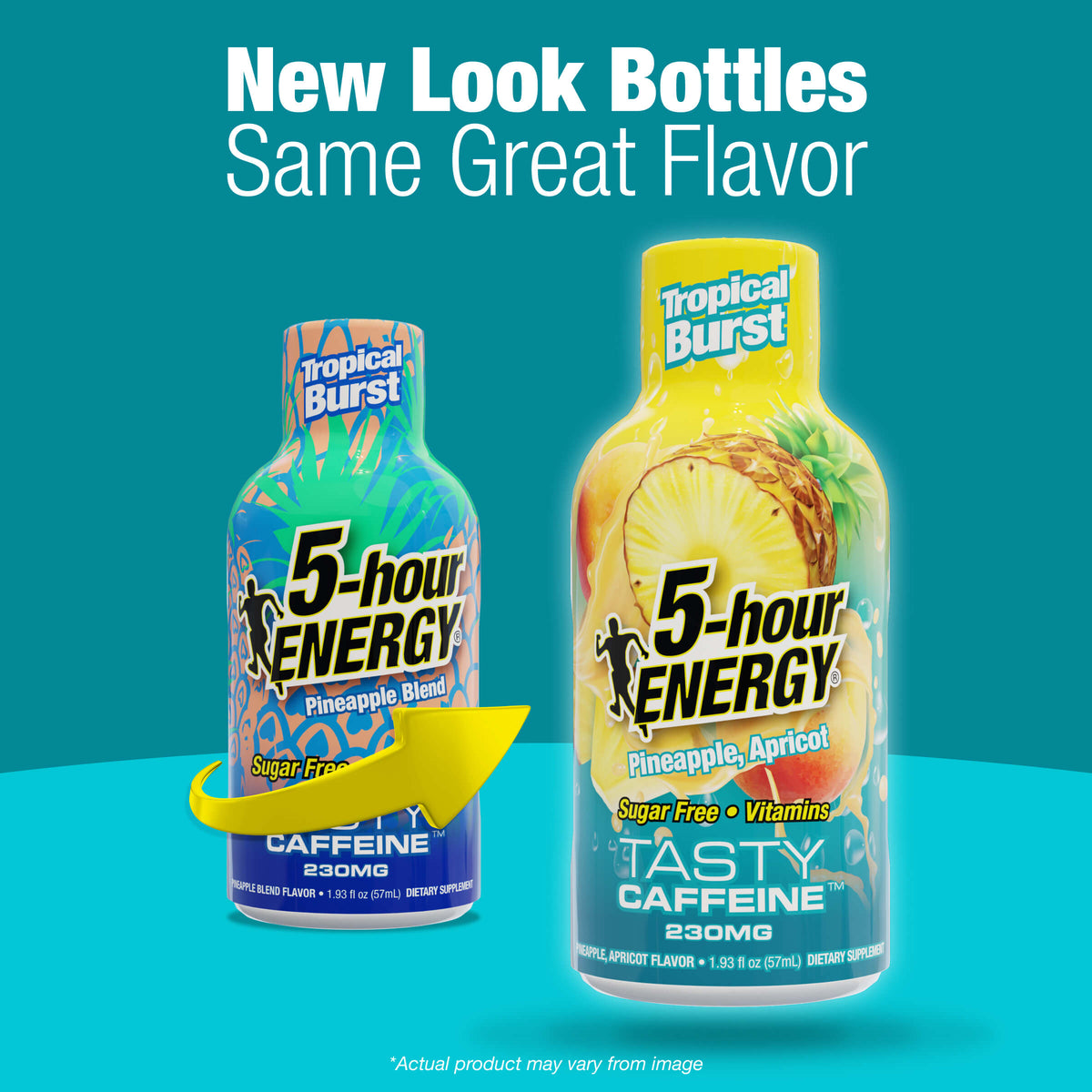 24 Pack 5-hour ENERGY Extra Strength Shots, Tropical Burst Flavor Flavor, 1.93 Fl Oz