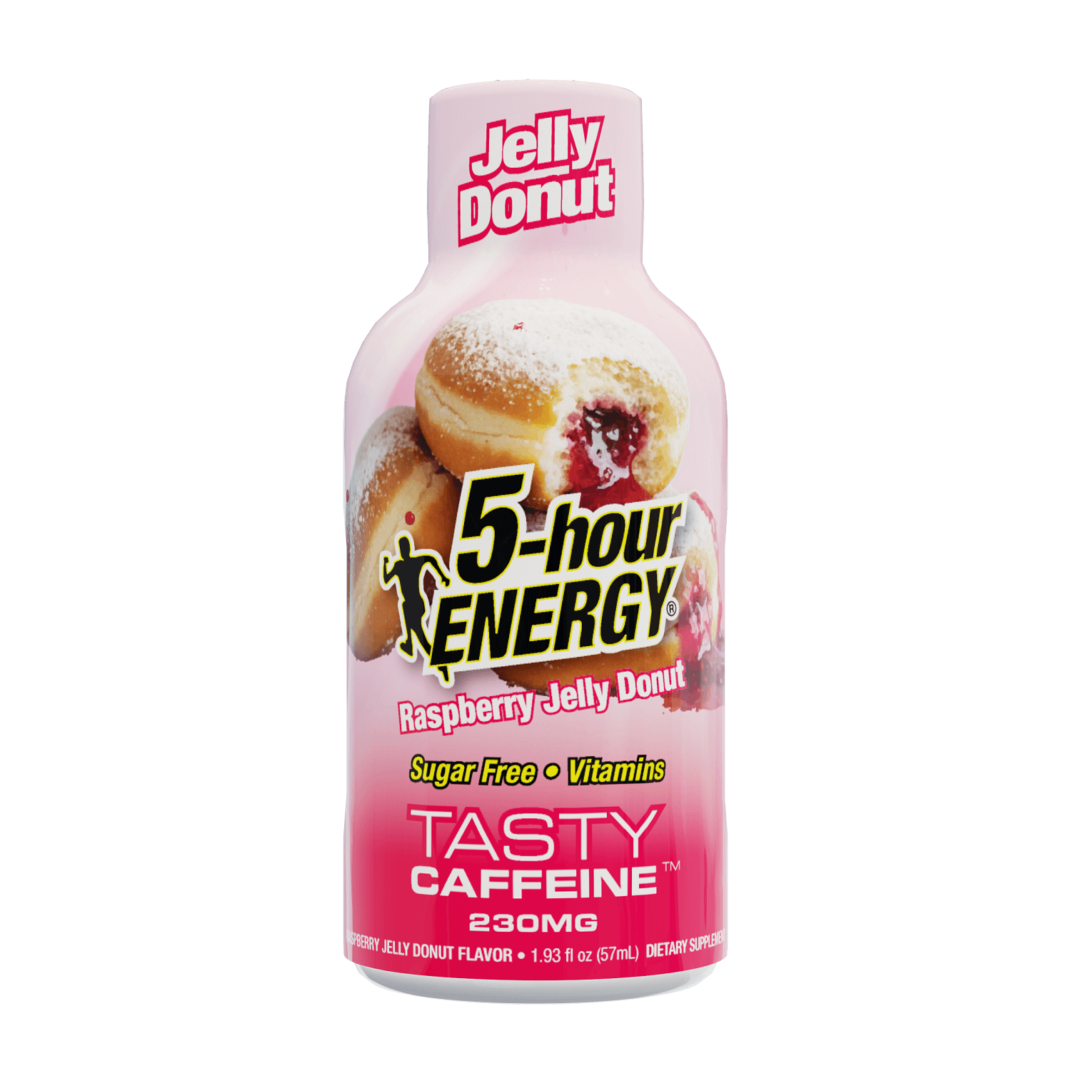 Raspberry Jelly Donut Flavor Extra Strength 5 hour ENERGY Shots