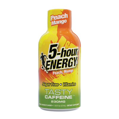 Peach Mango Flavor Extra Strength 5-hour ENERGY Shots
