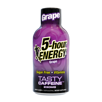 24 Pack 5-hour ENERGY Extra Strength Shots, Grape Flavor Flavor, 1.93 Fl Oz