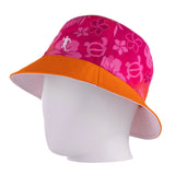 Hawaiian Breeze Bucket Hat with Running Man Logo - Reversible