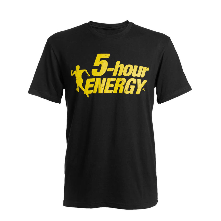 T-Shirt with Distressed Logo