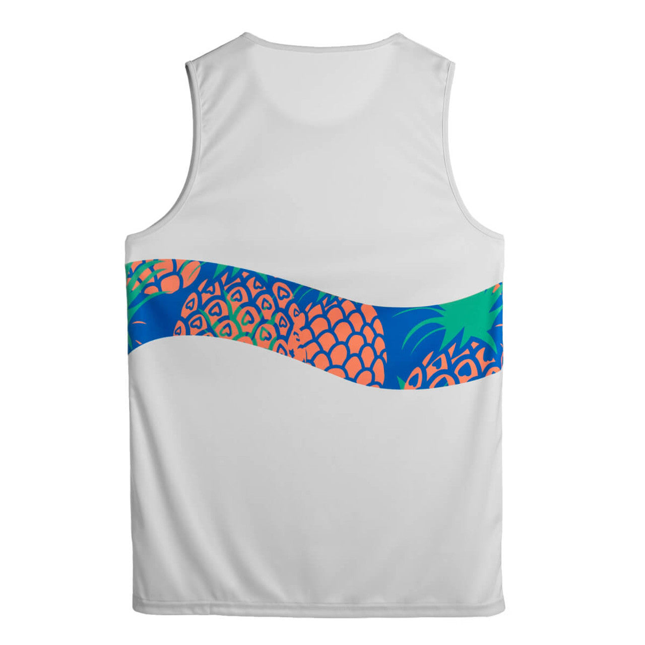 Tropical Tank Top with Running Man Logo